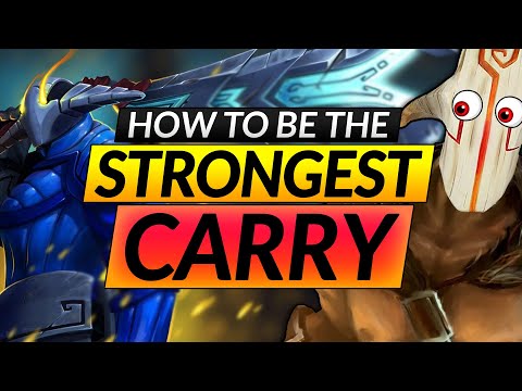 How to be THE STRONGEST CARRY - BROKEN Farming Patterns and Position 1 Tips - Dota 2 Guide