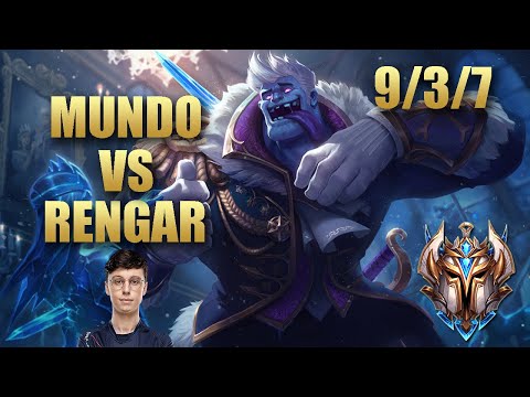 XL Caedrel Dr Mundo Jungle Vs Rengar - KR Challenger Patch 9.20