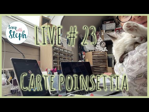 , title : '[Live23] Carte Poinsettia | Scrap with Steph'