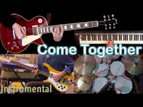 Come Together - Guitars, Bass, Drums and Rhodes Cover | Instrumental Video