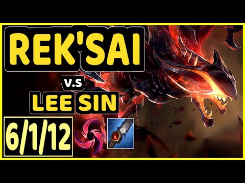 DIAMONDPROX (REK'SAI) vs LEE SIN - 6/1/12 KDA JUNGLE CHALLENGER GAMEPLAY - EUW