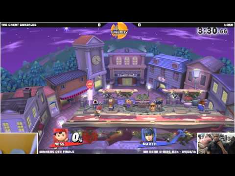 WBB #26 | The Great Gonzales (Ness) vs Vash (Marth) - Winners Qtr Finals - Sm4sh Singles