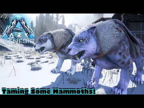 Taming The Gorgeous X-Sabertooth! Ark Genesis Part 21