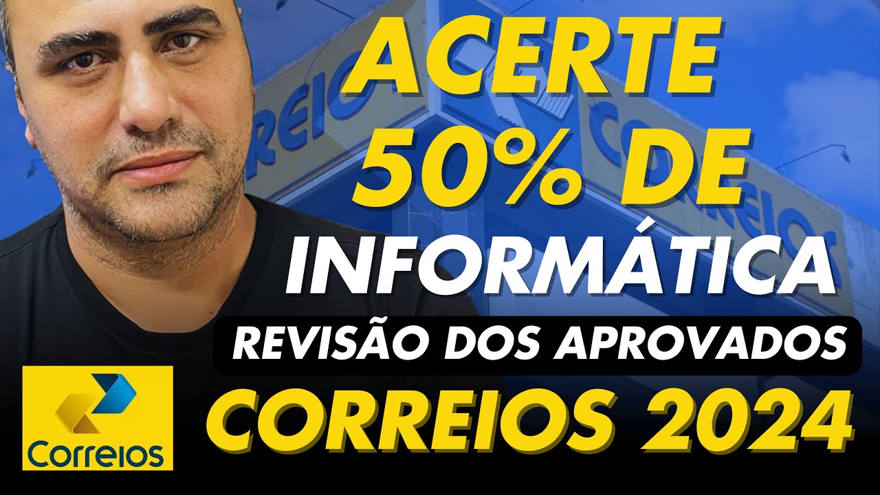 Revisão de informática para os concurso dos correios 2024