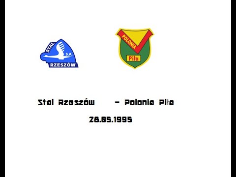 Stal Rzeszów  - Polonia Piła 28.05.1995 ( Fragment)
