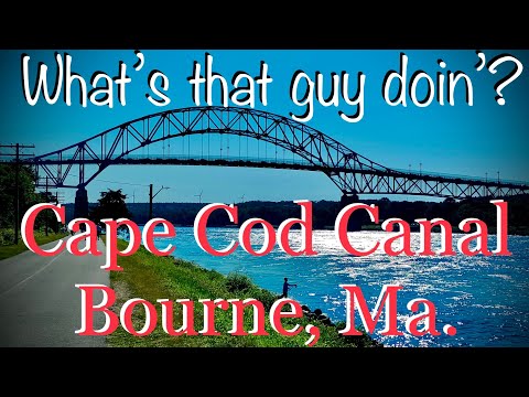 Walking Cape Cod Canal. Bourne, Ma.