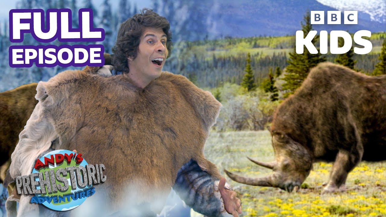 Woolly Rhino and Flowers 🦏 | FULL EPISODE | Andy's Prehistoric Adventures | BBC Kids