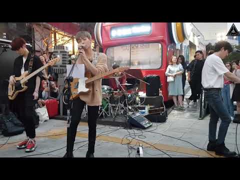 The rose - Sorry - 180911 Busking in Sinchon