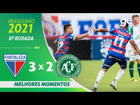 Gols e lances de Fortaleza x Chapecoense