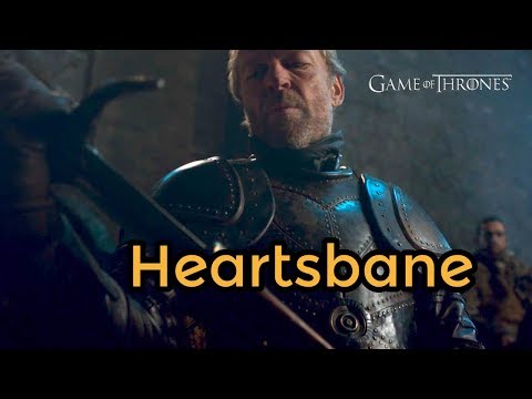 Jorah face to face with Lyanna Mormont and The Heartsbane Sword Scene