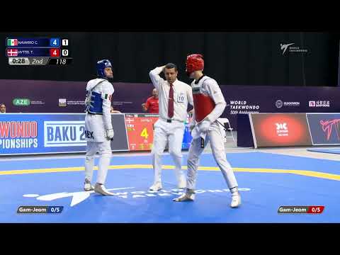 118 Quarter final Men  63kg MEX NAVARRO C  DEN HYTTEL T