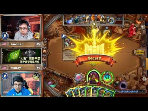 2017炉石传说 世界锦标赛春季赛 北美赛区 Kuonet VS muzzy
