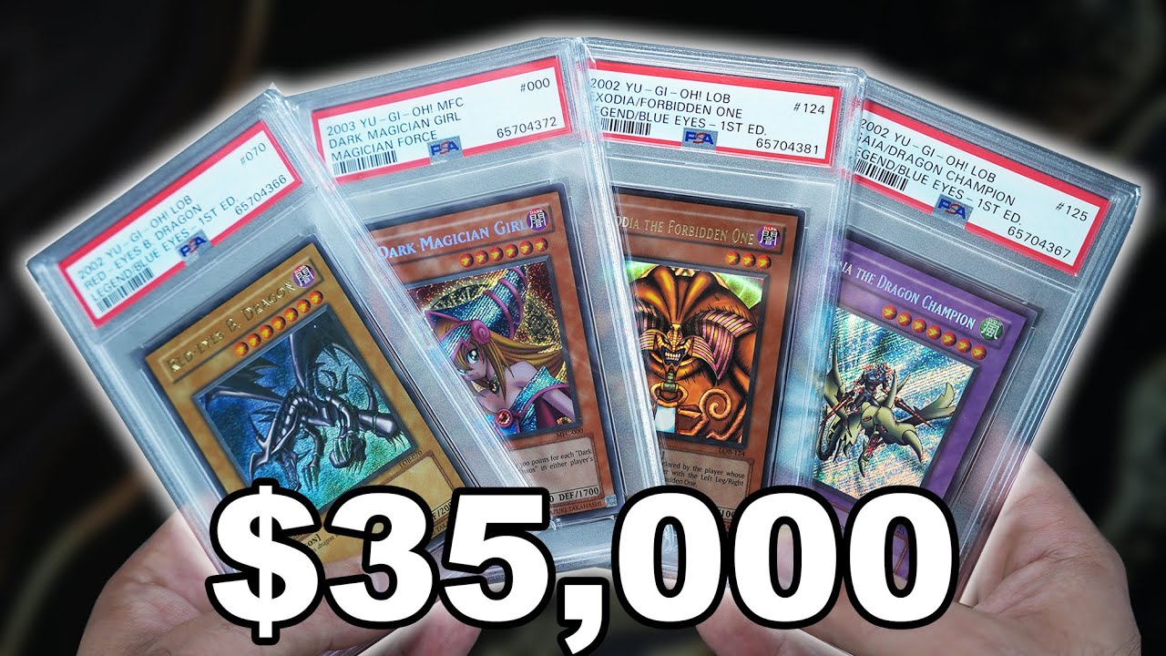 HUGE $35,000+ Yugioh 1st Ed PSA Graded Cards Return!