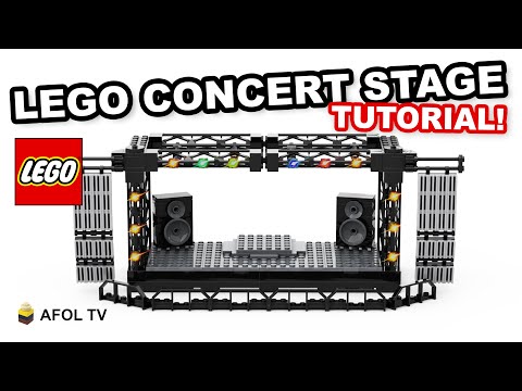 EASY LEGO Concert Stage [Tutorial! - Instructions]