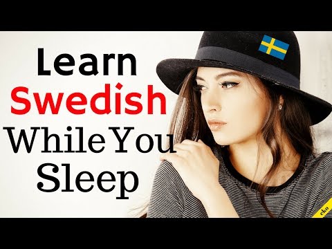 Learn Swedish While You Sleep 😀  Most Important Swedish Phrases and Words 😀 English/Swedish (8 Hour)