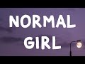 SZA - Normal Girl (Lyrics)