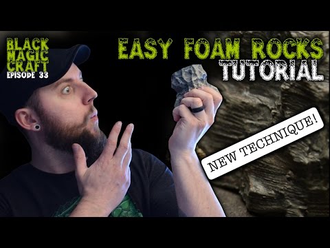 Better Looking Big Rock Terrain For D&D Tutorial (Black Magic Craft Episode 033)