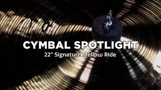 Video thumbnail for PAISTE CYMBALS - 22" Signature Mellow Ride by Paiste Cymbals