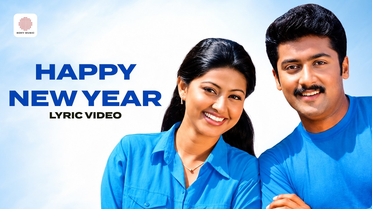 Happy New Year Lyric Video | Unnai Ninaithu | Suriya | Laila | Sneha | Sirpy