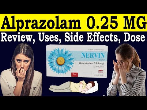 Nervin tablets 0.25 mg uses urdu - Alprazolam tablet kis kaam aati hai  - uses, Side Effects, Dose,