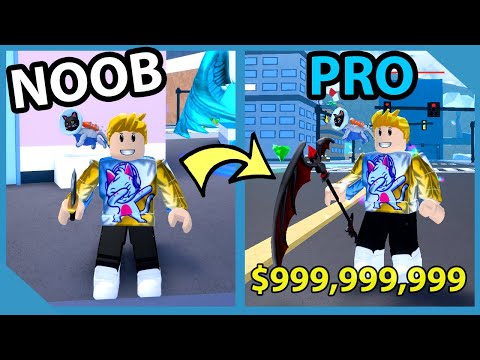 Noob VS Roblox Knife Simulator