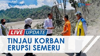 Jokowi Tinjau Korban Erupsi Gunung Semeru, Janji akan Relokasi 2 Ribu Rumah Warga yang Terdampak