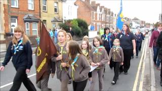 preview picture of video 'Highbridge Remembrance Day 2014'