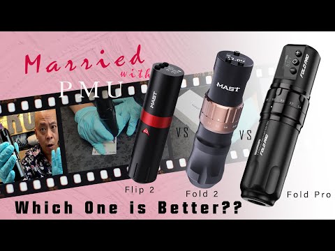 DragonHawk Mast Fold Pro | Mast Fold 2 | Mast Flip 2 | Tattoo Machine Pen | Compare Test Review