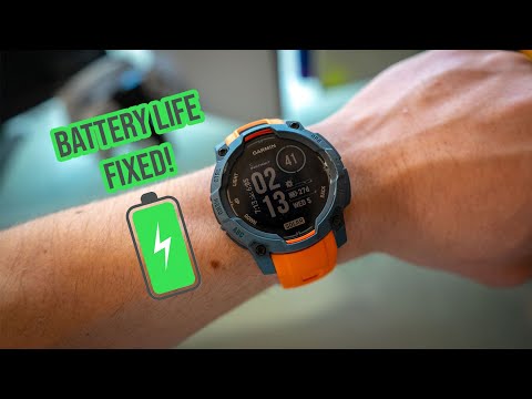 Garmin Instinct 3 Battery Life Fixed!!! (How To)
