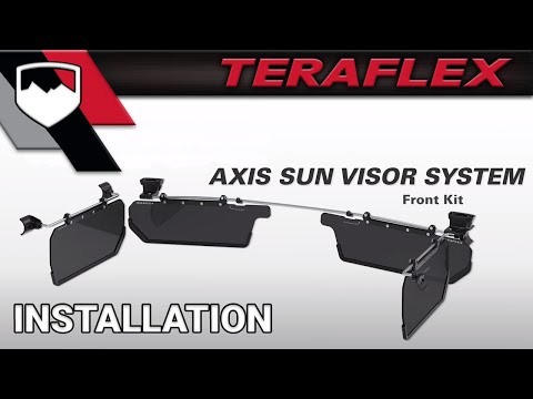 TeraFlex Install: Axis Sun Visor Front