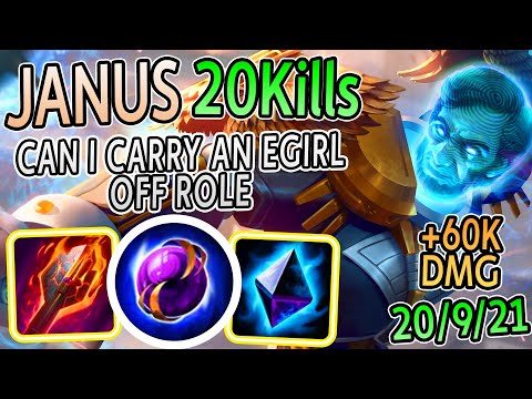 CAN MY JANUS SOLO CARRY AN EGIRL JANUS GAMPLAY(SMITE CONQUEST)