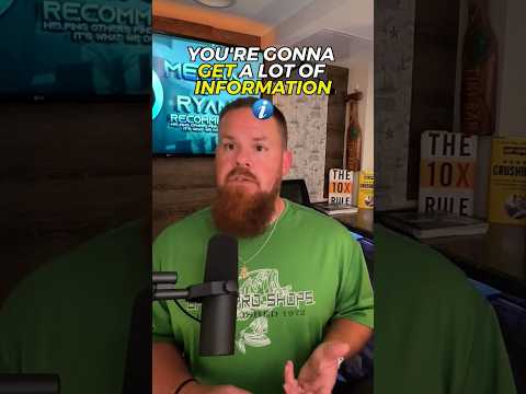 You're gonna get a lot of information ℹ️