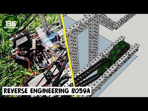 VEX In The Zone - 8059A Reverse Engineering Mobile Base Robot