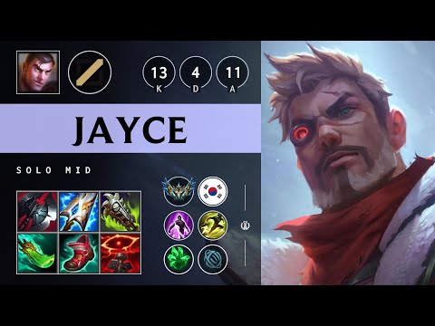 Jayce Mid vs Sylas - KR Challenger Patch 25.04