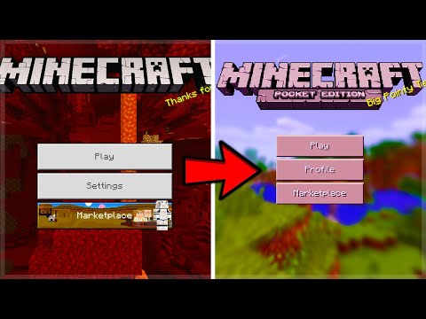 How to turn your Minecraft Into OLD Minecraft Pocket Edition Version