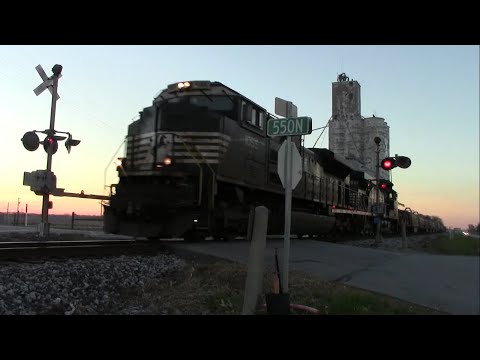 CSX Z460 w/ NS 1055 and NS 7651 at County Road 550 North in Cherry Grove, Indiana