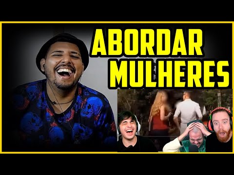 😂como abordar mulheres na rua (feat. orochinho e lubatv) - REACT