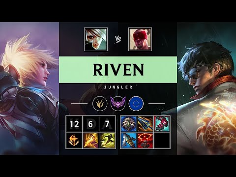 Riven Jungle vs Lee Sin - EUW Master Patch 25.21