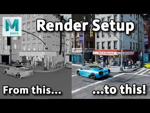 Rendering a complex scene - Part 1/7: Introduction to Render Setup