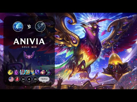 Anivia Mid vs Lissandra - NA Master Patch 13.14