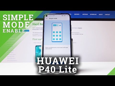 How to Enter Simple Mode in HUAWEI P40 Lite – Easy Mode