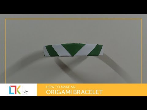 Origami toys #83 - How to make an origami bracelet I