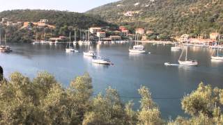 preview picture of video 'Timelapse - Sivota Harbour Morning 2 sec interval'