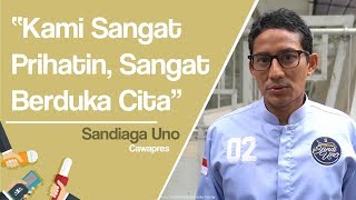 Sandiaga Uno Ajak Masyarakat Mendoakan Korban Tsunami Selat Sunda