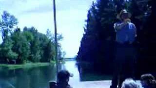 preview picture of video 'Barge tow by a horse_2_Upper Canada Village'