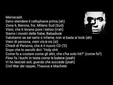 MARRACASH - BODY PARTS - I denti (AUDIO+TESTO)