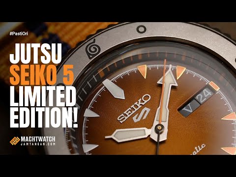 Seiko 5 Sports SRPF65K1 Naruto & Boruto Boruto Uzumaki Model Dual Tone Nylon Strap Limited Edition-1