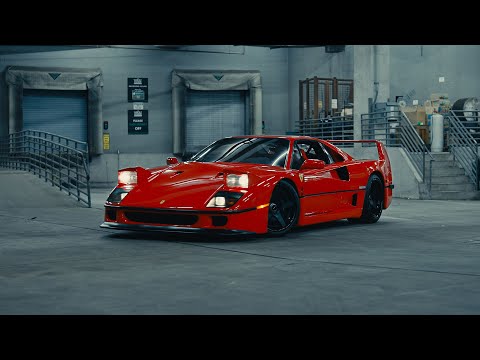 Ferrari F40 Midnight Run | 4K Cinematic