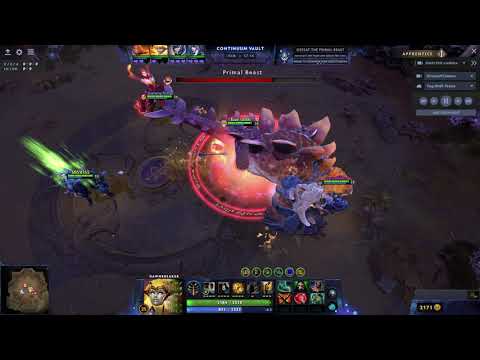 Luna is busted in Aghanim's Labyrinth