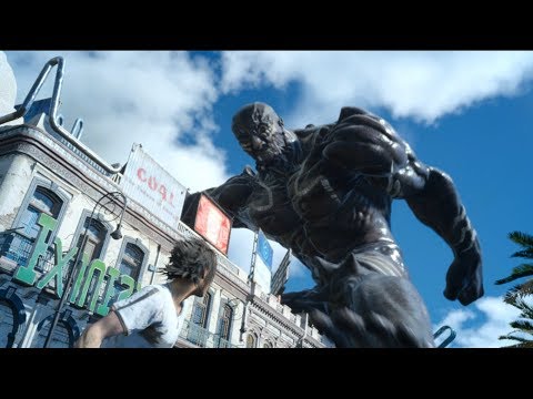 Final Fantasy XV - Summoning Titan in Lestallum